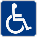 Розпізнавальний знак "Водій з інвалідністю"