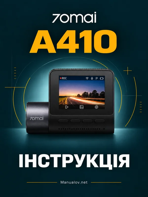 70mai A410 / A410-1. Інструкція українською