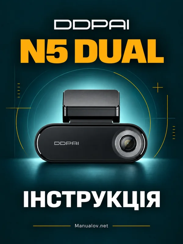 DDPAI N5 Dual. Онлайн-інструкція користувача