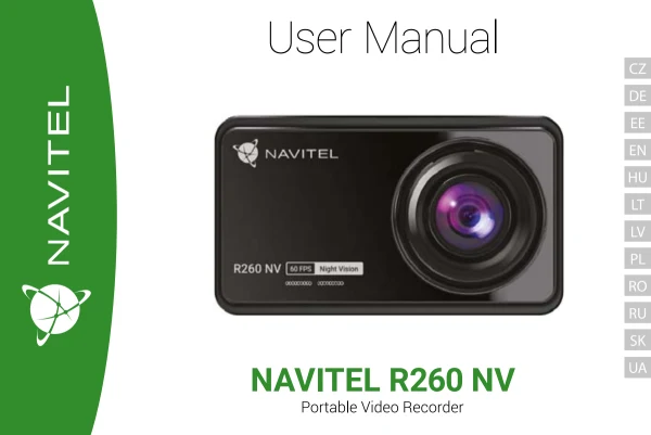 Navitel R260 NV — instrukcja z ukraińskim rozdziałem