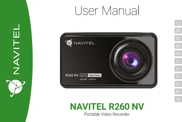 Navitel R260 NV — instrukcja obsługi