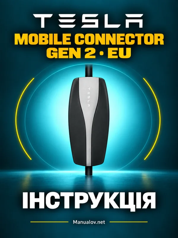Tesla Mobile Connector Gen 2 EU. Інструкція користувача