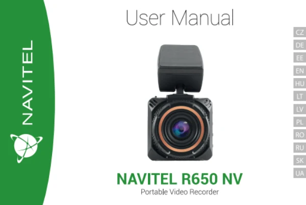 Navitel R650 NV — instrukcja po ukraińsku