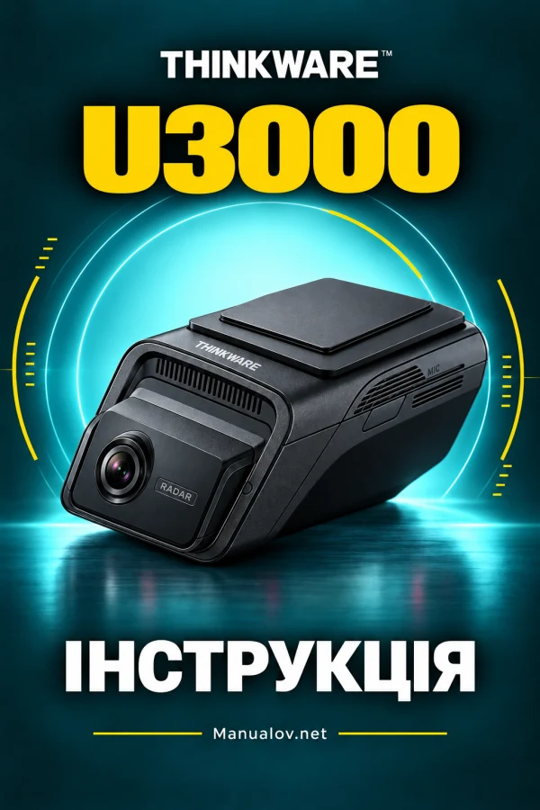 Thinkware U3000 — instrukcja po angielsku