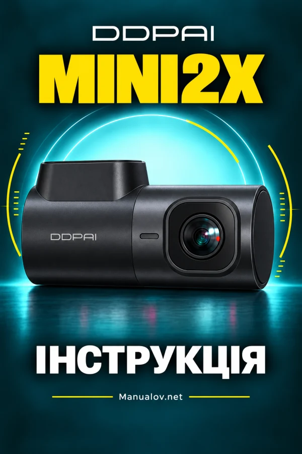 DDPAI Mini2X — instrukcja po angielsku