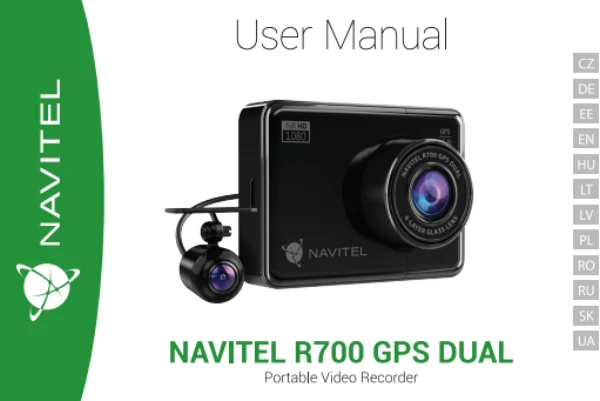 Navitel R700 GPS Dual — instrukcja po ukraińsku