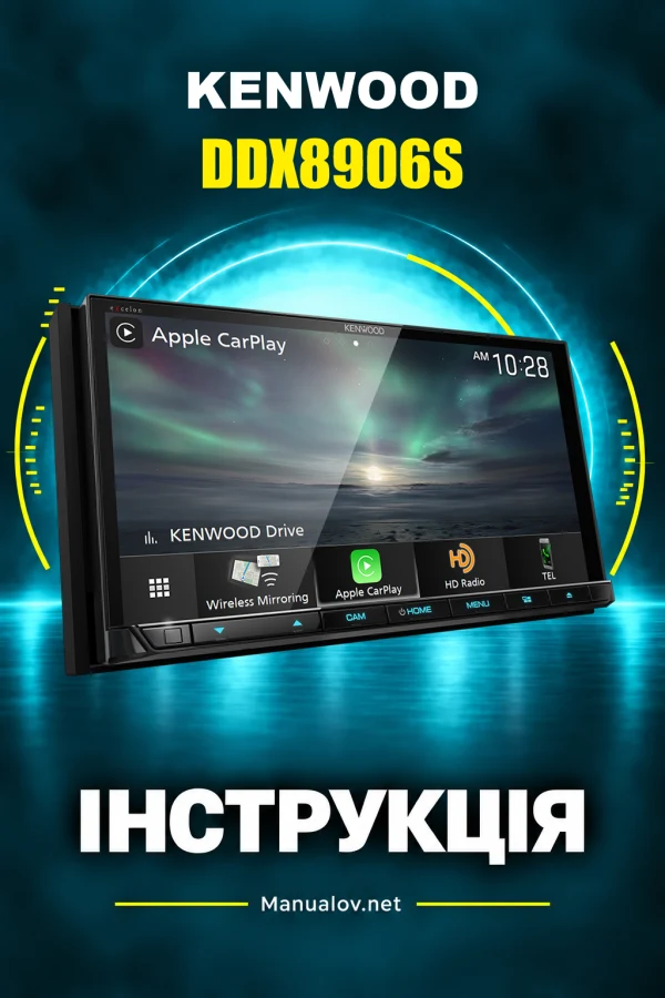 Kenwood DDX8906S — інструкція англійською