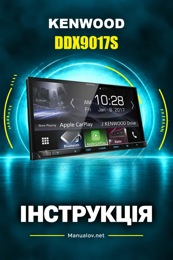 Kenwood DDX9017S — instrukcja po angielsku