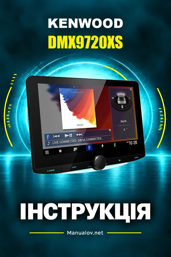 Kenwood DMX9720XS — instrukcja po angielsku