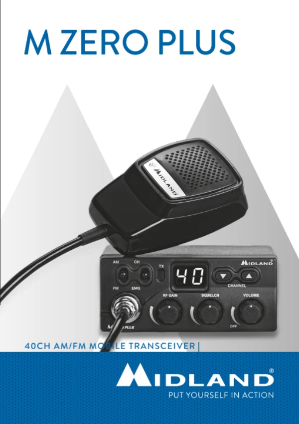 Midland M-Zero Plus — інструкція польською мовою