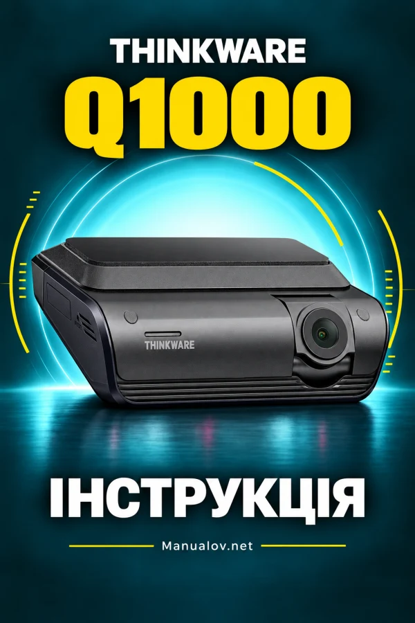Thinkware Q1000 — instrukcja po angielsku