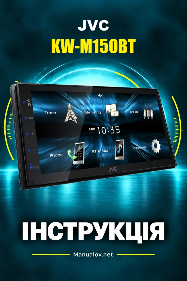 JVC KW-M150BT — інструкція англійською