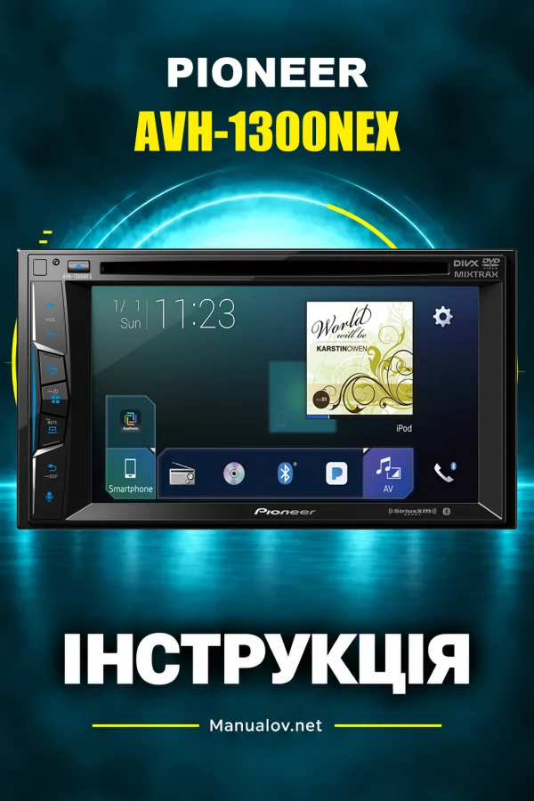 Pioneer AVH-1300NEX — instrukcja po angielsku (USA i Kanada)