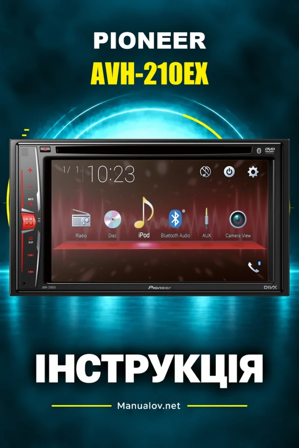 Pioneer AVH-210EX — instrukcja po angielsku (USA i Kanada)