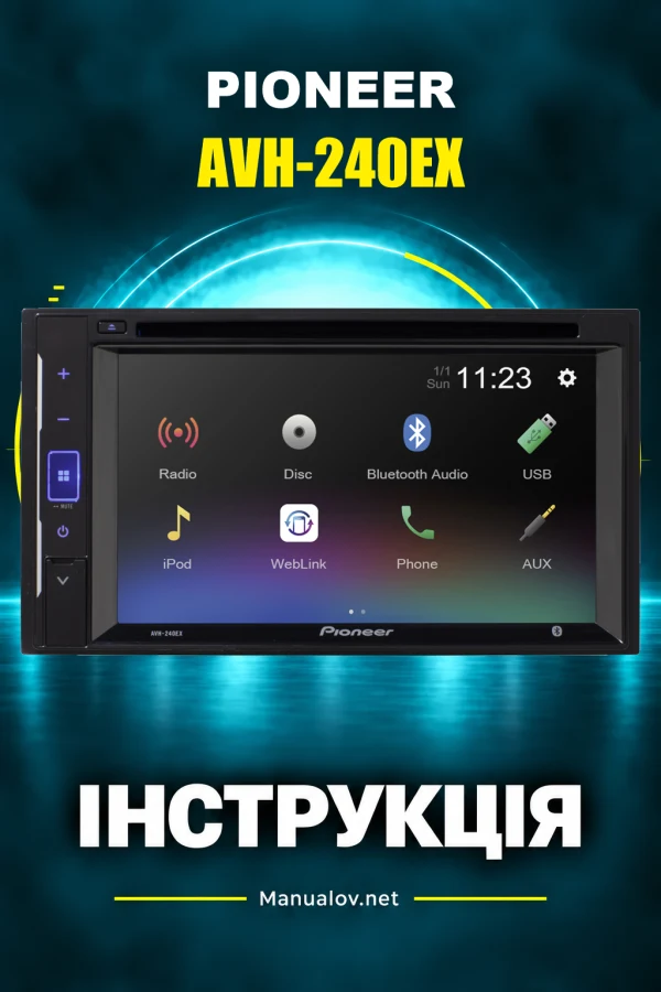 Pioneer AVH-240EX — instrukcja po angielsku (USA i Kanada)