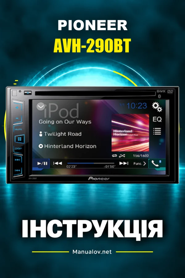 Pioneer AVH-290BT — instrukcja po angielsku (USA i Kanada)