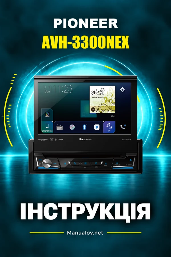Pioneer AVH-3300NEX — instrukcja po angielsku (USA i Kanada)