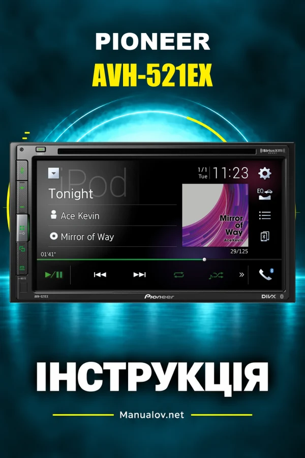 Pioneer AVH-521EX — instrukcja po angielsku (USA i Kanada)