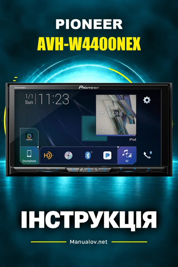 Pioneer AVH-W4400NEX — instrukcja po angielsku (USA i Kanada)