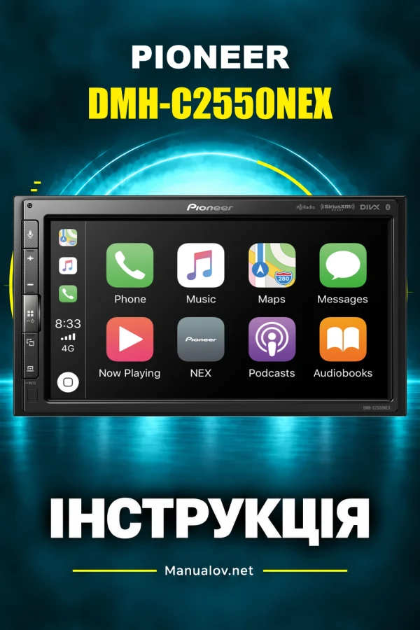 Pioneer DMH-C2550NEX — instrukcja po angielsku (USA i Kanada)