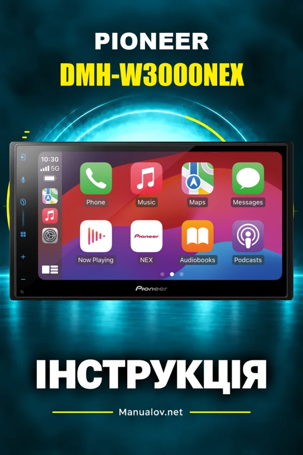 Pioneer DMH-W3000NEX — instrukcja po angielsku (USA i Kanada)