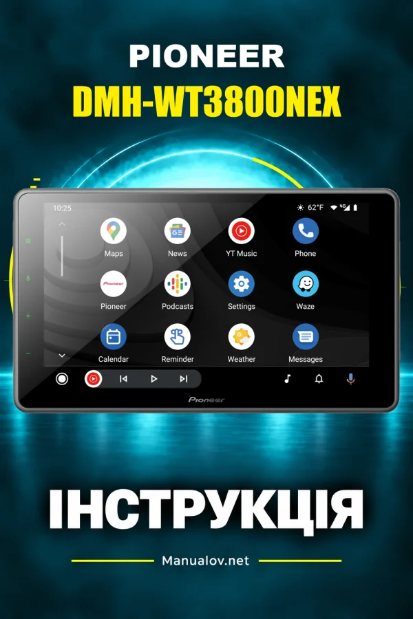 Pioneer DMH-WT3800NEX — instrukcja po angielsku (USA i Kanada)