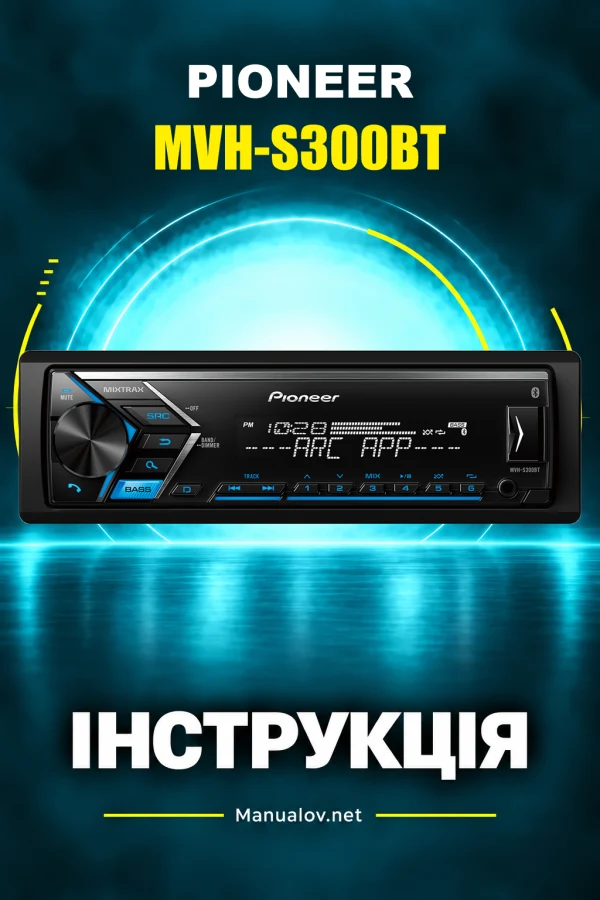 Pioneer MVH-S300BT — instrukcja po angielsku (USA i Kanada)