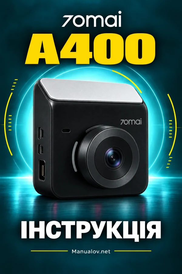 70mai A400 — instrukcja po angielsku