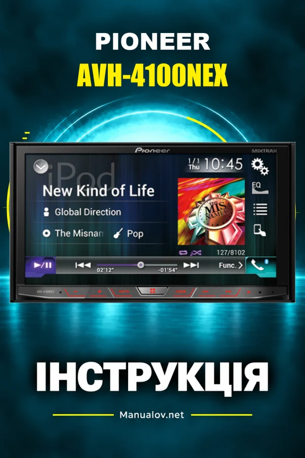 Pioneer AVH-4100NEX — instrukcja po angielsku (USA i Kanada)