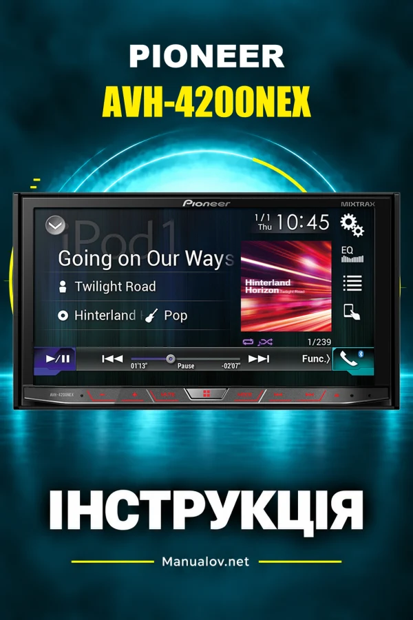Pioneer AVH-4200NEX — instrukcja po angielsku (USA i Kanada)