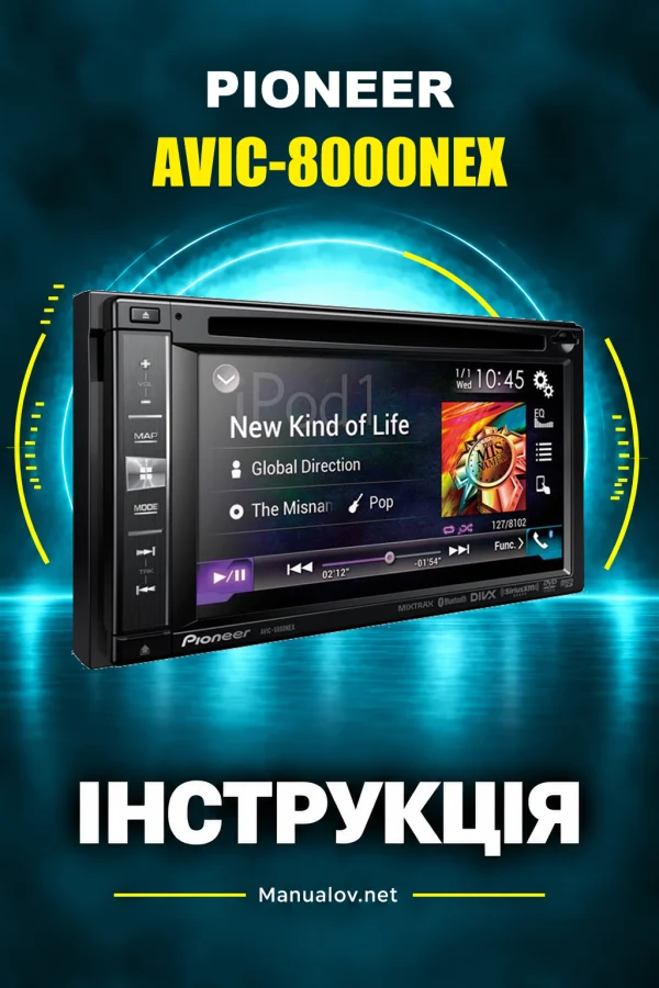 Pioneer AVIC-8000NEX — instrukcja po angielsku (USA i Kanada)