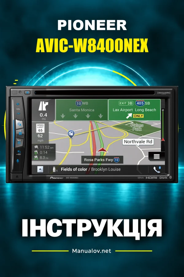 Pioneer AVIC-W8400NEX — instrukcja po angielsku (USA i Kanada)