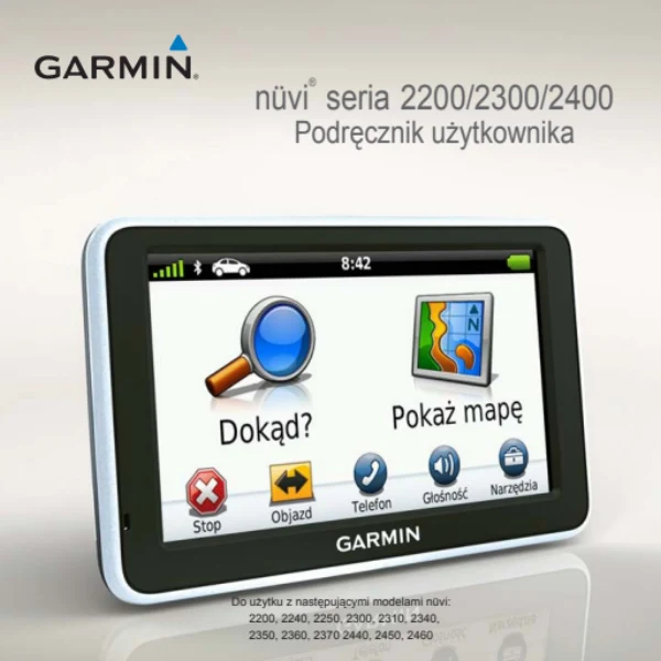 Garmin nuvi 2200 — instrukcja po polsku