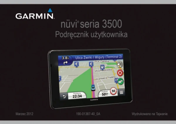 Garmin nuvi 3500 Series — instrukcja po polsku