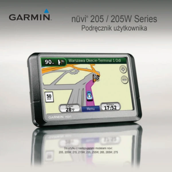 Garmin nuvi 205 / 205W Series — instrukcja po polsku