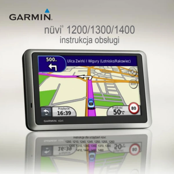 Garmin nuvi 1200/1300/1400 — instrukcja po polsku