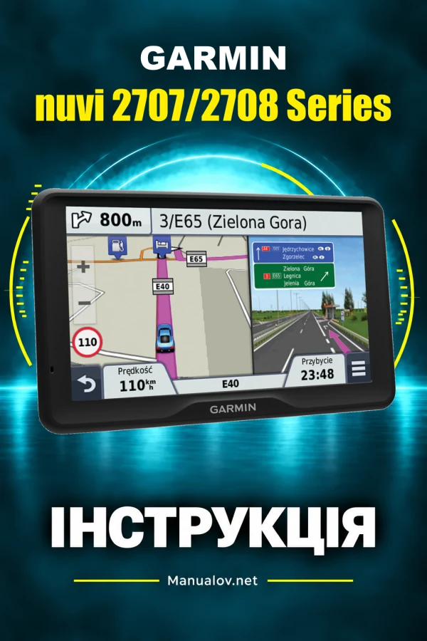 Garmin nuvi 2707/2708 Series — instrukcja po polsku