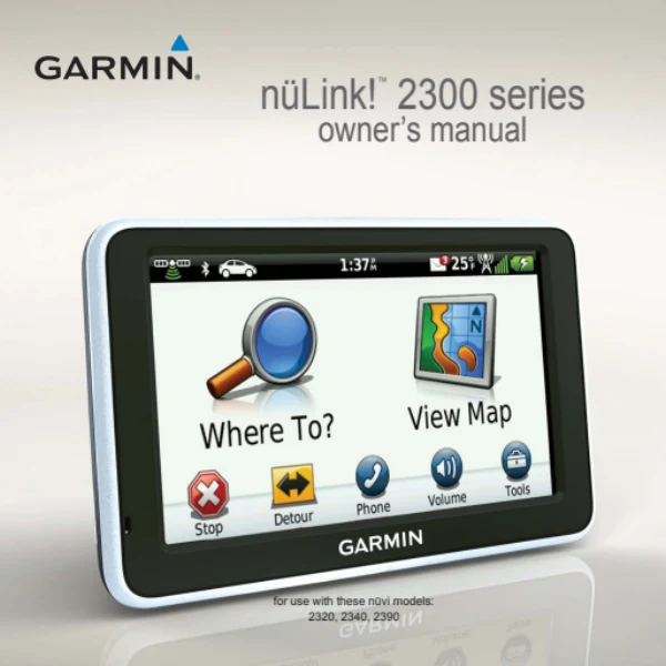 Garmin nuLink! 2300 Series — інструкція англійською