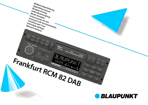 Blaupunkt Frankfurt RCM 82 DAB — instrukcja po polsku
