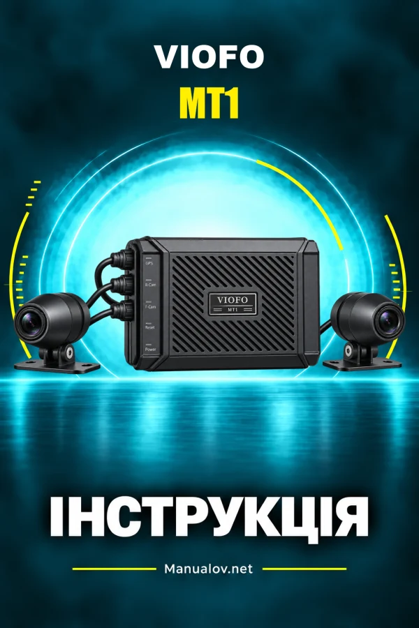 VIOFO MT1 — instrukcja po angielsku