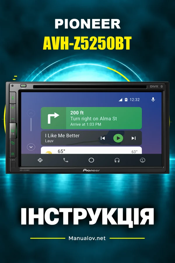 Pioneer AVH-Z5250BT — instrukcja po angielsku, po chińsku (pismo tradycyjne), po indonezyjsku, po tajsku