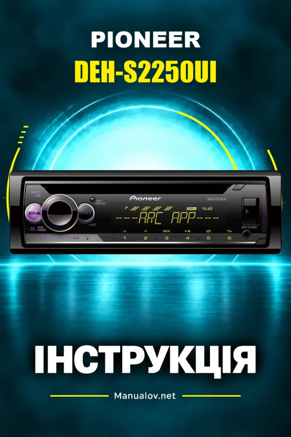 Pioneer DEH-S2250UI — instrukcja po angielsku, po chińsku (pismo tradycyjne), po arabsku, po persku
