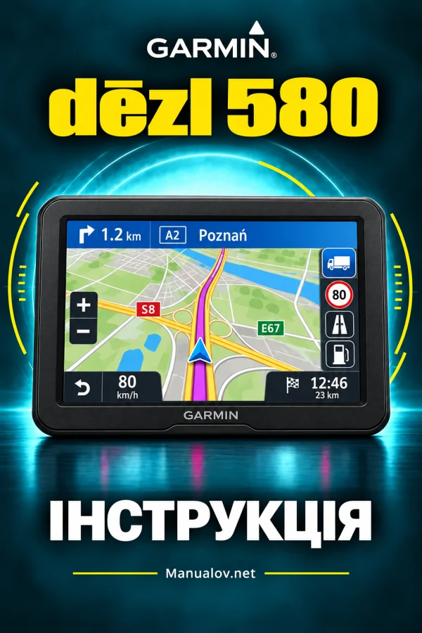 Garmin dezl 580 — instrukcja po polsku