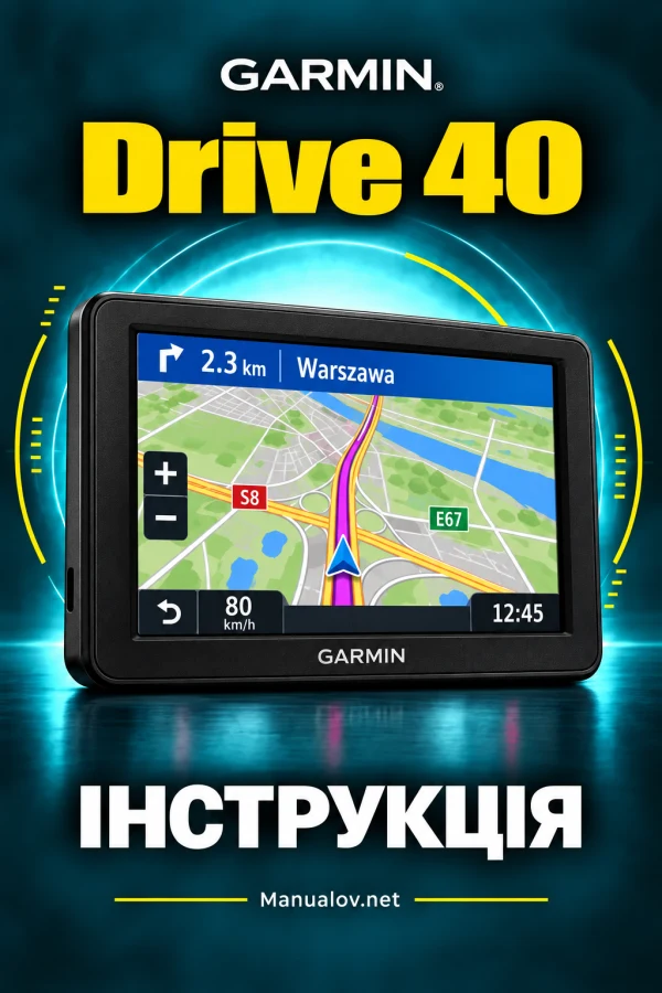 Garmin Drive 40 — instrukcja po polsku