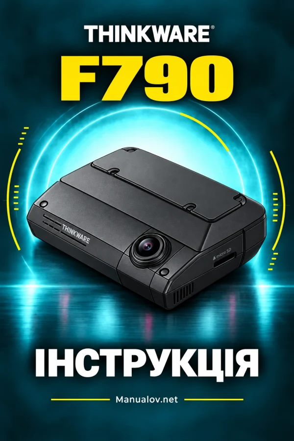 Thinkware F790 — instrukcja po angielsku