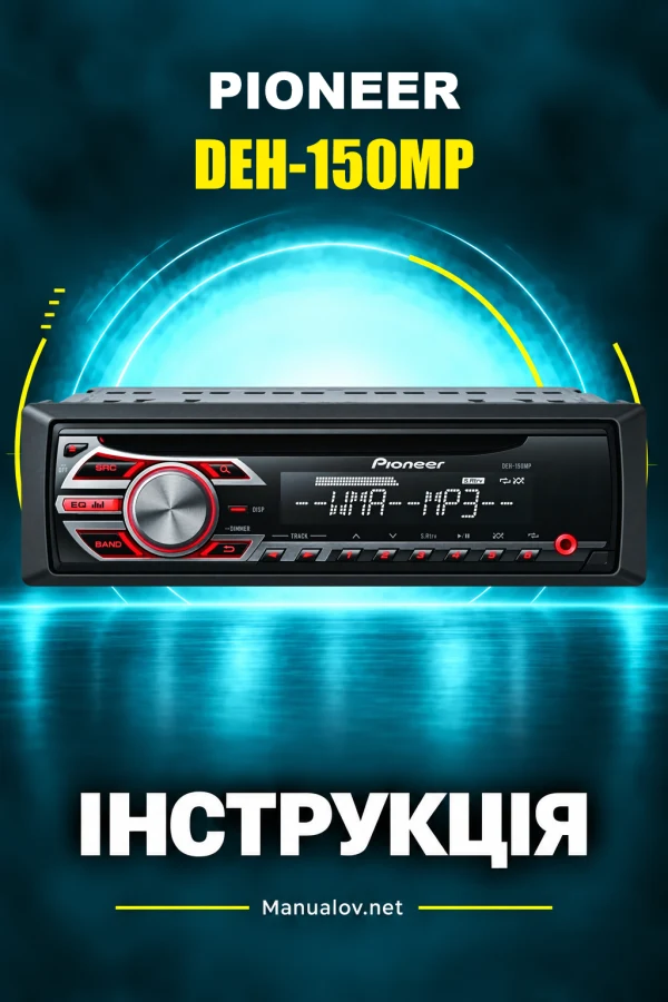 Pioneer DEH-150MP — instrukcja po angielsku