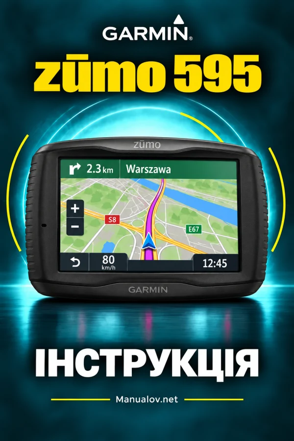 Garmin zumo 595 — instrukcja po polsku