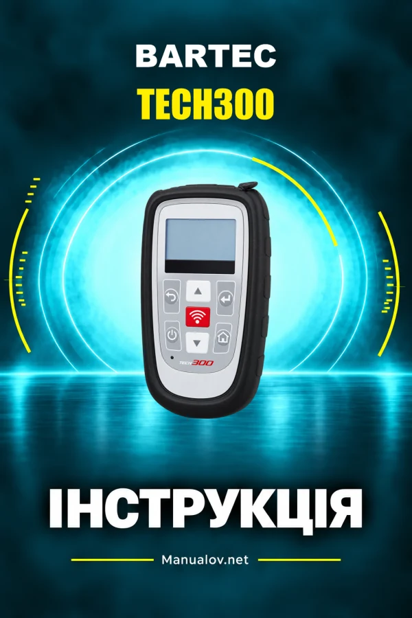 Bartec TECH300 — instrukcja po angielsku