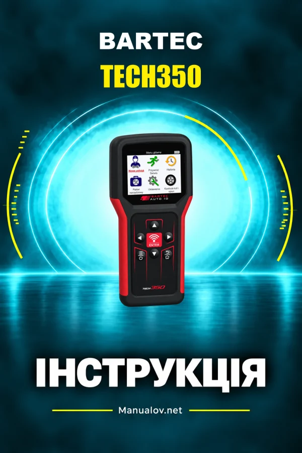 Bartec TECH350 — instrukcja po polsku