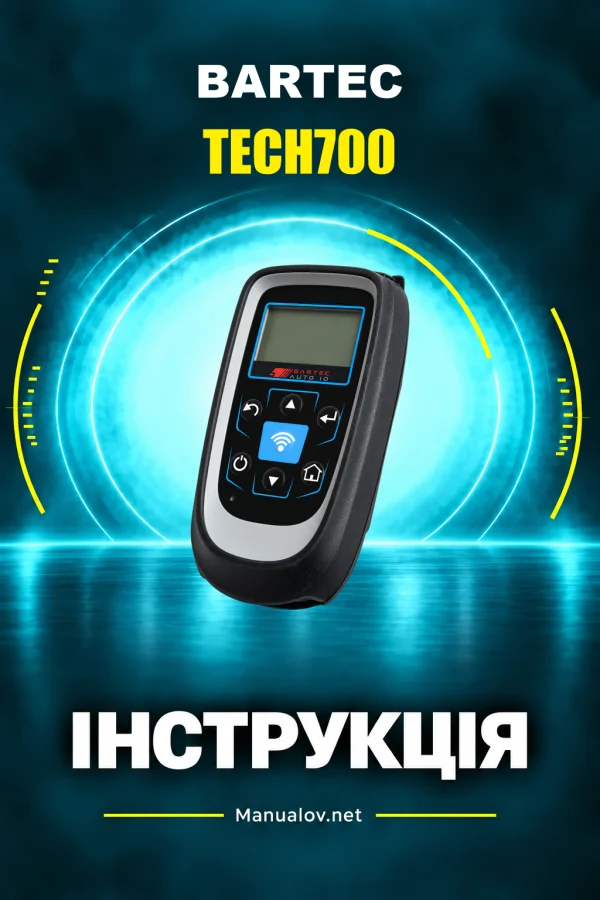 Bartec TECH700 — instrukcja po angielsku